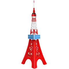 Tokyo tower voor Facebook platform