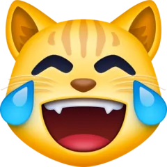 cat with tears of joy per la piattaforma Facebook