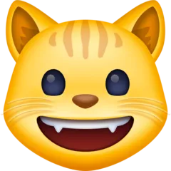 Facebook प्लेटफ़ॉर्म के लिए grinning cat