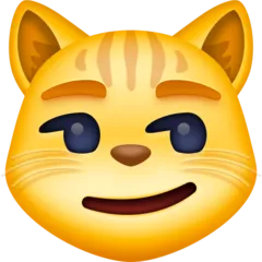 Facebook 平台中的 cat with wry smile