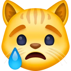 Facebook 平台中的 crying cat