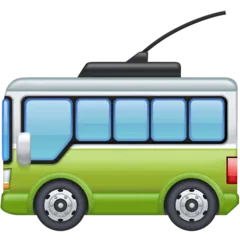 trolleybus pentru platforma Facebook
