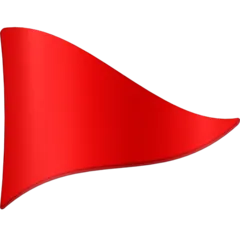 Facebook প্ল্যাটফর্মে জন্য triangular flag