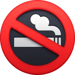 Facebook 平台中的 no smoking