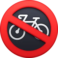 Facebook 平台中的 no bicycles