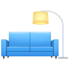 couch and lamp pour la plateforme Facebook