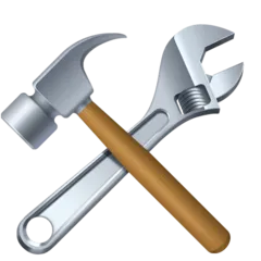 Facebook প্ল্যাটফর্মে জন্য hammer and wrench