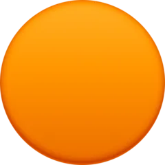 Facebook 플랫폼을 위한 orange circle