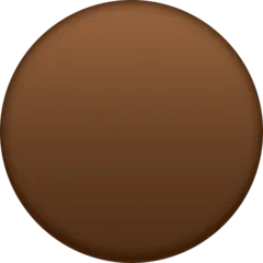 brown circle لمنصة Facebook