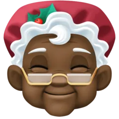 Mrs. Claus: dark skin tone untuk platform Facebook