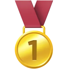 Facebook প্ল্যাটফর্মে জন্য 1st place medal