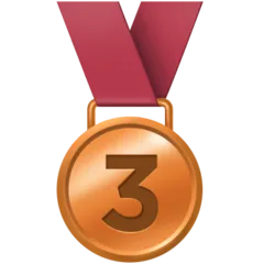 3rd place medal for Facebook-plattformen