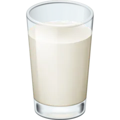 Facebook platformu için glass of milk