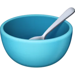 Facebook platformu için bowl with spoon