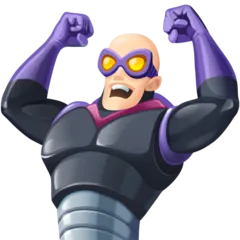 man supervillain: light skin tone for Facebook platform