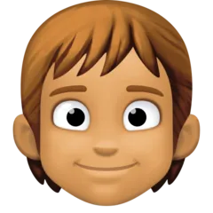 person: medium skin tone สำหรับแพลตฟอร์ม Facebook