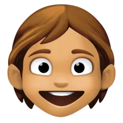 child: medium skin tone untuk platform Facebook