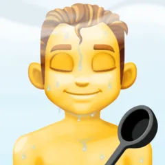 Facebookプラットフォームのperson in steamy room