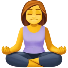 woman in lotus position עבור פלטפורמת Facebook