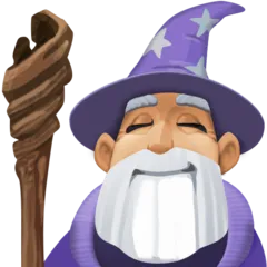 Facebook 플랫폼을 위한 man mage: medium-light skin tone