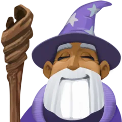 mage: medium-dark skin tone สำหรับแพลตฟอร์ม Facebook