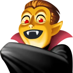 vampire: light skin tone untuk platform Facebook