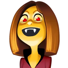 woman vampire: dark skin tone für Facebook Plattform