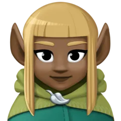 woman elf: dark skin tone per la piattaforma Facebook