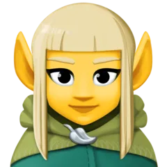 Facebook प्लेटफ़ॉर्म के लिए woman elf