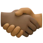 Facebook dla platformy handshake: dark skin tone, medium-dark skin tone