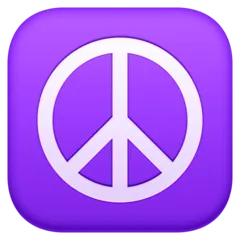 Facebook dla platformy peace symbol