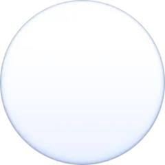 white circle for Facebook platform