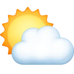 sun behind cloud voor Facebook platform