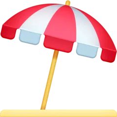umbrella on ground per la piattaforma Facebook