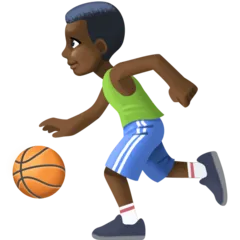 man bouncing ball: dark skin tone til Facebook platform