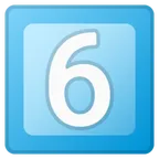 keycap: 6 for Google platform