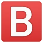 B button (blood type) für Google Plattform