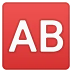 Google 平台中的 AB button (blood type)