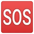 Google platformon a(z) SOS button képe