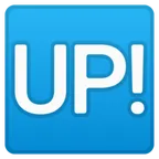 UP! button für Google Plattform