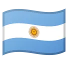 Google প্ল্যাটফর্মে জন্য flag: Argentina