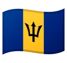 flag: Barbados för Google-plattform