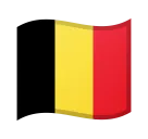 flag: Belgium untuk platform Google
