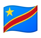 flag: Congo - Kinshasa voor Google platform