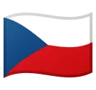 Googleプラットフォームのflag: Czechia