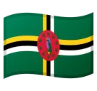 Google platformon a(z) flag: Dominica képe