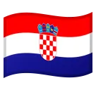 Google 平台中的 flag: Croatia