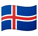 Google 平台中的 flag: Iceland