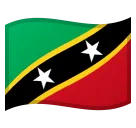 Google platformon a(z) flag: St. Kitts & Nevis képe
