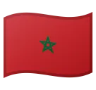Google 平台中的 flag: Morocco